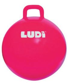 LUDI - BALLON SAUTEUR XXL 55 CM ROUGE